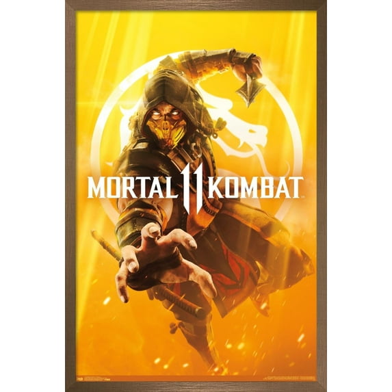 Mortal Kombat 11 - Key Art Wall Poster, 22.375" x 34" Framed