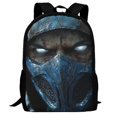 thumbnail image 1 of Mortal Kombat Backpack, 3d Printed Laptop Backpack, Water Resistant Computer Backpack, 16.5x12.5x5.5 Inch, 1 of 9