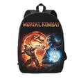 thumbnail image 1 of Mortal Kombat Backpack, Large Capacity Laptop Backpack, Durable Water-Resistant Daypack, 17.3x12.2x5.5 Inch, 1 of 8