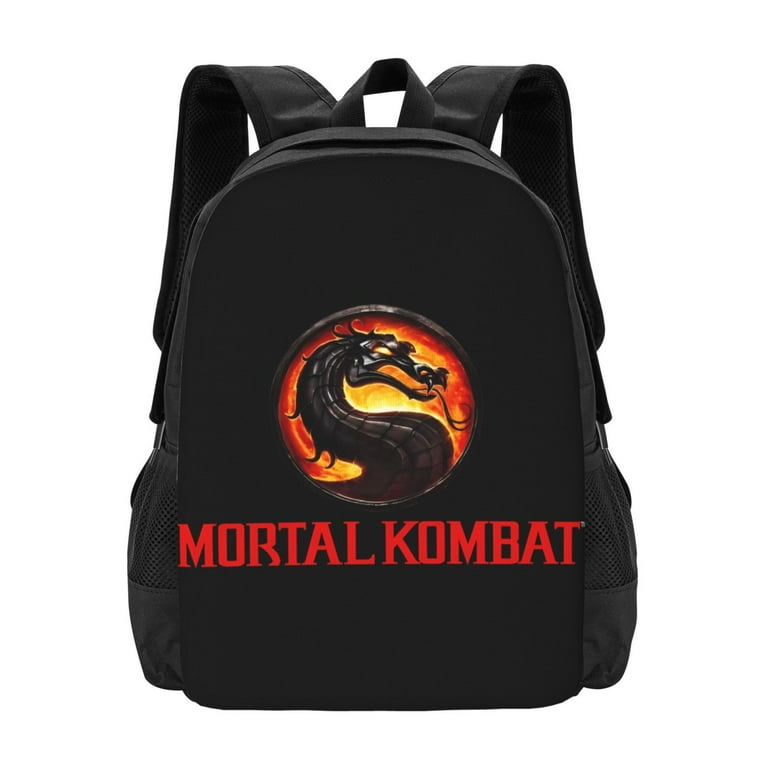 Mortal Kombat Backpack Large Capacity Leisure Travel Backpack Book Bag Outgoing Daypack 12.5x5.5x16.5 inch Walmart