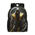 thumbnail image 1 of Mortal Kombat Backpack, Travel Laptop Backpack, Casual Daypack for College, Unisex Computer Bag Fits 15 Inch Notebook, 1 of 8