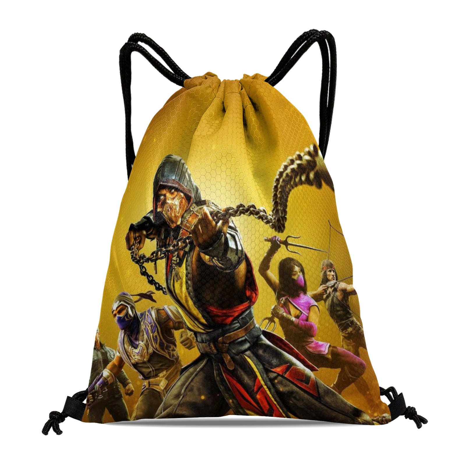 Mortal Kombat Drawstring Gym Bag:Waterproof and perfect for hiking ...