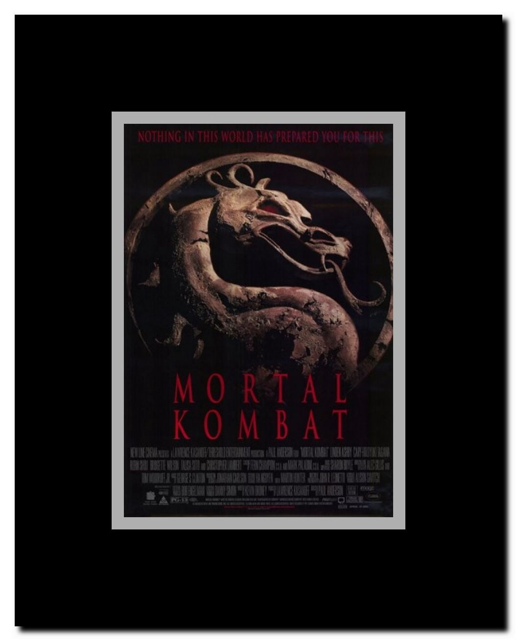 Mortal Kombat Framed Movie Poster