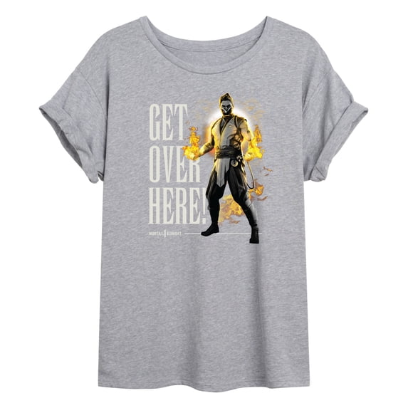 Mortal Kombat - Get Over Here - Juniors Ideal Flowy Muscle T-Shirt