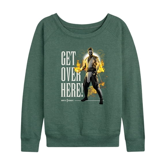 Mortal Kombat - Get Over Here - Women's Lightweight French Terry Long Sleeve Shirt