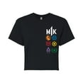thumbnail image 1 of Mortal Kombat - Icon Stack - Juniors Cropped Graphic T-Shirt, 1 of 4