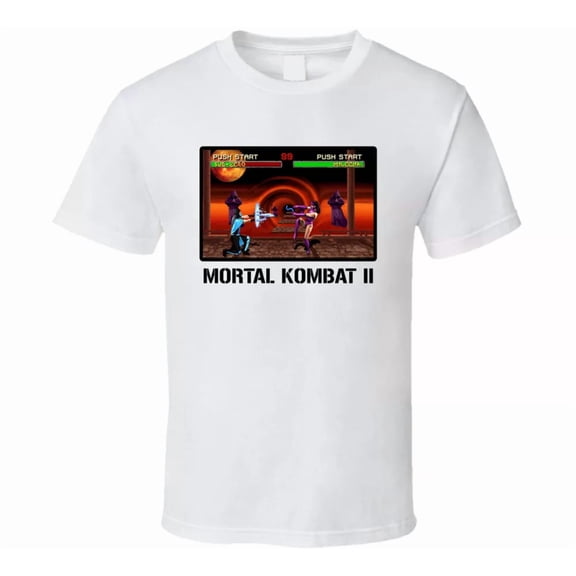 Mortal Kombat Ii Video Game Classic Retro Fan T Shirt