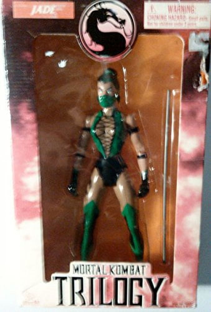 Mortal Kombat Trilogy Jade Super Action Figure 1998 Toy Island 50250