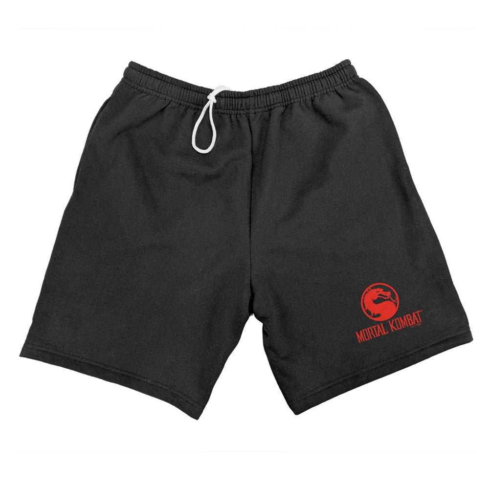 Mortal Kombat Klassic Dragon Logo Mens Sweat Shorts