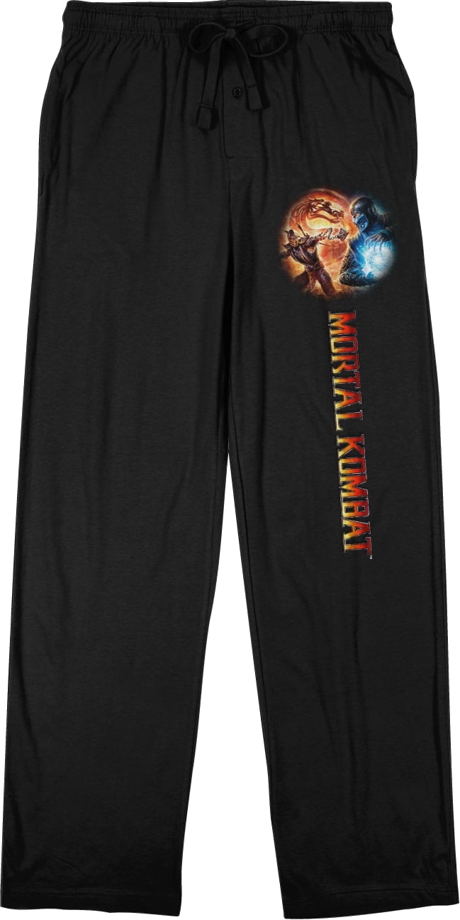 Mortal Kombat Klassic Scorpion and Sub Zero Men's Black Sleep