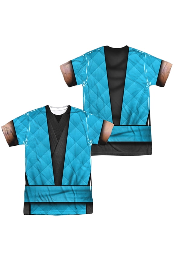 Mortal Kombat Klassic - Sub Zero Outfit (Front/Back Print) - Short Sleeve Shirt - X-Large