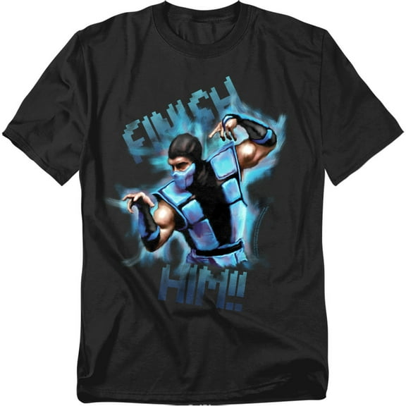 Mortal Kombat Klassic T-Shirt Finish Him!! Unisex Graphic Tee for Men & Women