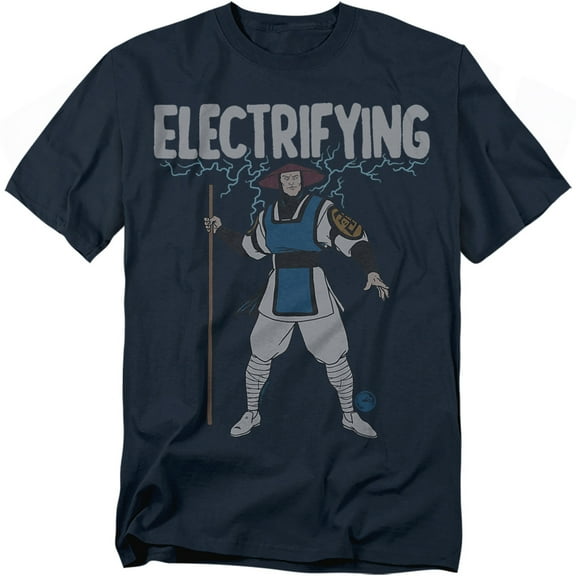 Mortal Kombat Klassic T-Shirt Klassic Raiden I'M Electric Unisex Graphic Tee for Men & Women