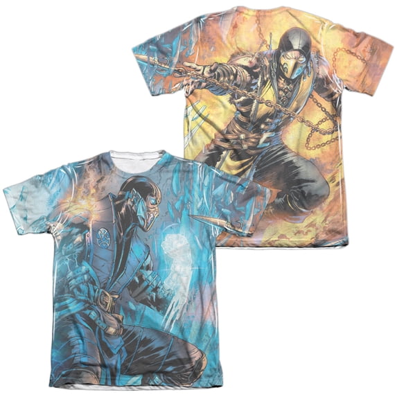 Mortal Kombat - Kombat Comic (Front/Back Print) - Short Sleeve Shirt - XXX-Large
