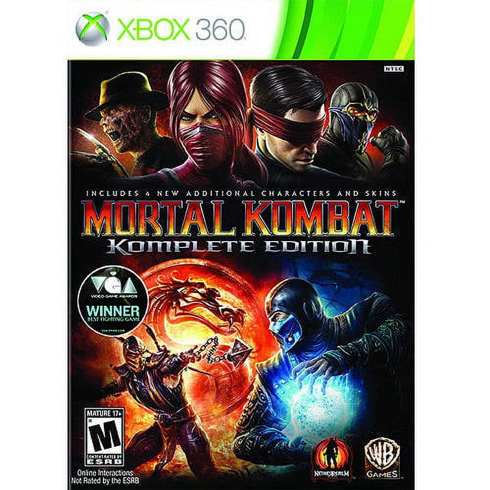 Mortal Kombat Komplete Edition (Platinum Hits) Xbox 360 (Brand New Factory  Seale 883929239054