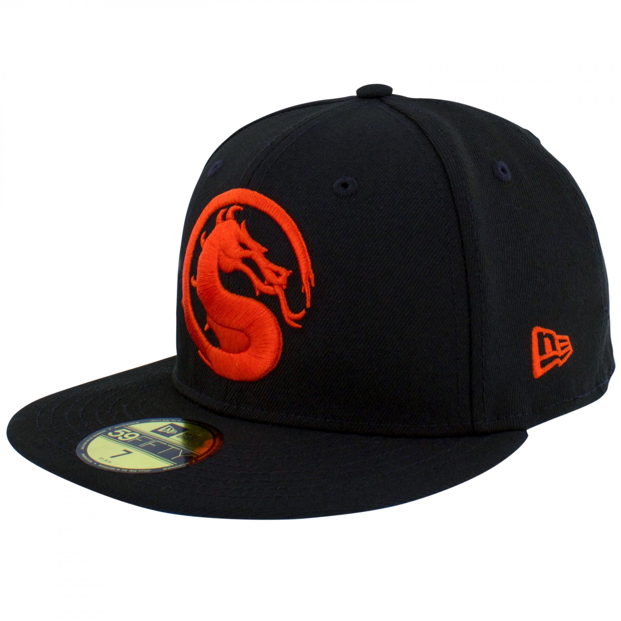 【7 5/8 】GAME CUSTOM NEW ERA 59FIFTY Mortal Kombat Logo New Era 59Fifty Fitted Hat-7 5/8 Fitted