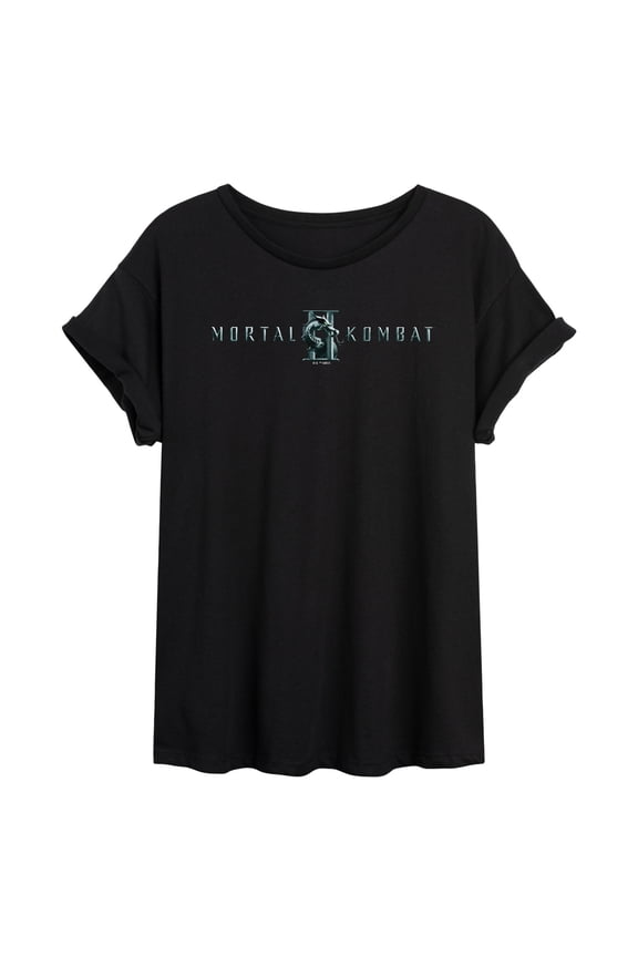 - MK II Logo - Juniors Oversized Graphic T-Shirt