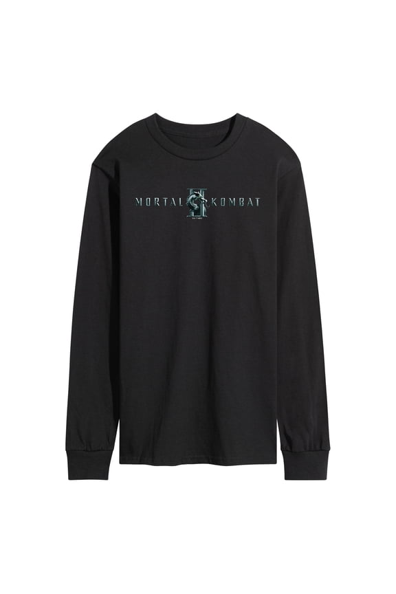 - MK II Logo - Men's Long Sleeve Graphic T-Shirt