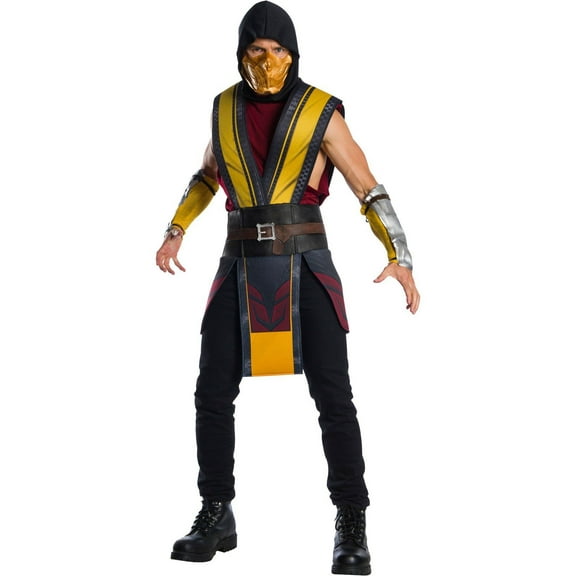 Mortal Kombat Men's Scorpion Costume