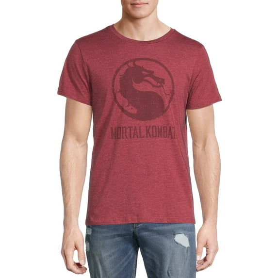 Mortal Kombat Men's & Big Men's Logo Short Sleeve Graphic Tee
