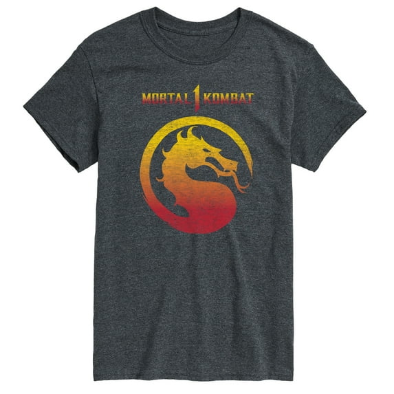 Mortal Kombat - Mk 1 Logo Vintage - Men's Short Sleeve Graphic T-Shirt