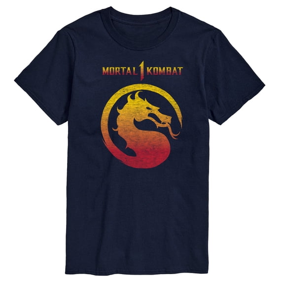 Mortal Kombat - Mk 1 Logo Vintage - Men's Short Sleeve Graphic T-Shirt