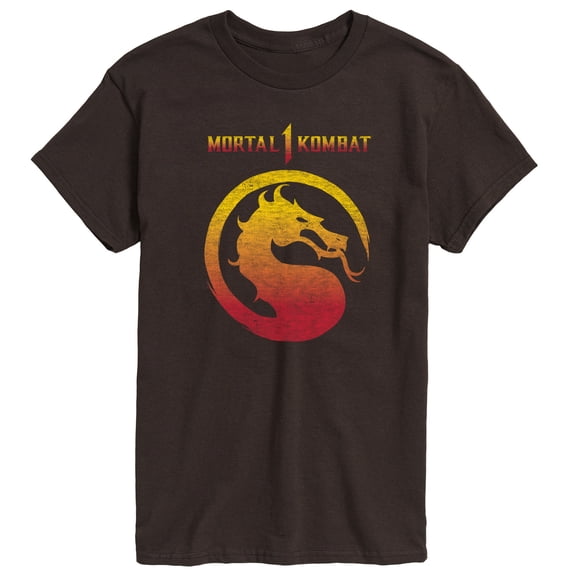 Mortal Kombat - Mk 1 Logo Vintage - Men's Short Sleeve Graphic T-Shirt