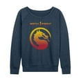 thumbnail image 1 of Mortal Kombat - Mk 1 Logo Vintage - Women's Lightweight French Terry Long Sleeve Shirt, 1 of 5