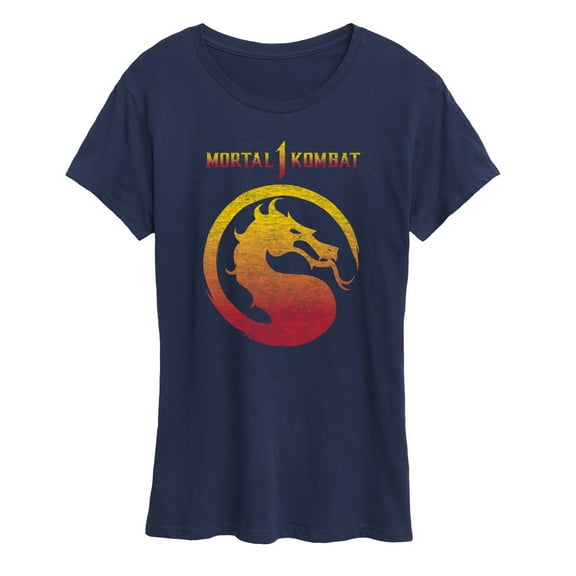 Mortal Kombat - Mk 1 Logo Vintage - Women's Short Sleeve Graphic T-Shirt