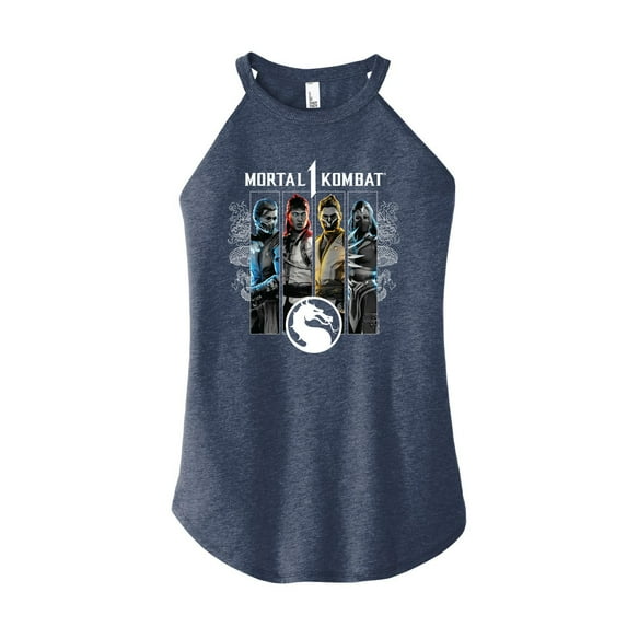 Mortal Kombat - Mk1 Characters - Juniors High Neck Tank Top