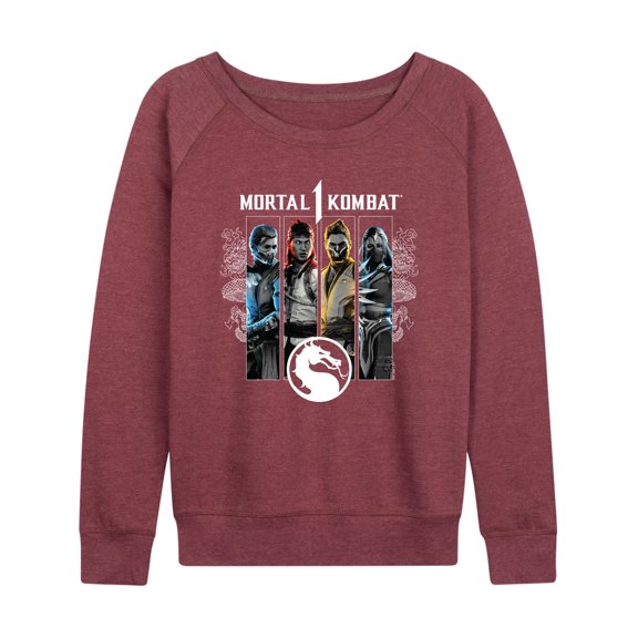 Mortal Kombat - Mk1 Characters - Women's Lightweight French Terry Long Sleeve Shirt
