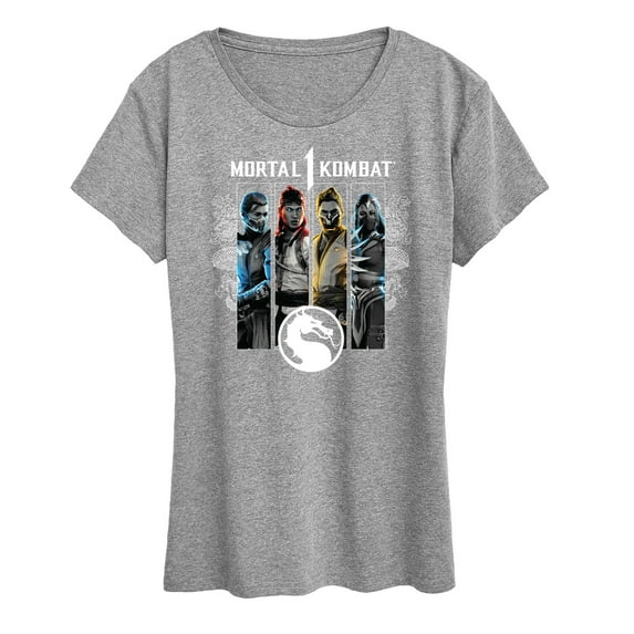 Mortal Kombat - Mk1 Characters - Women's Short Sleeve Graphic T-Shirt