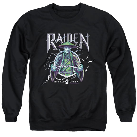 Mortal Kombat Movie Raiden Unisex Adult Crewneck Sweatshirt, Raiden, Medium