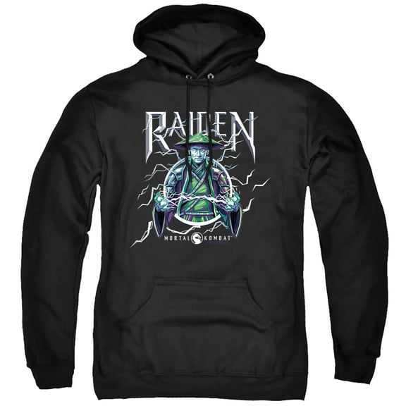 Mortal Kombat Movie Raiden Unisex Adult Pull-Over Hoodie, Raiden, Small