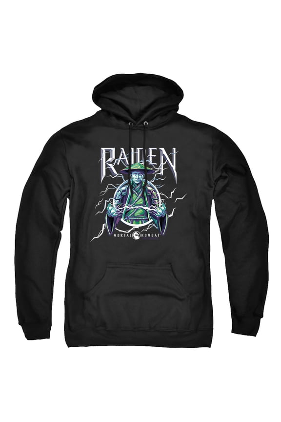 Mortal Kombat Movie Raiden Unisex Adult Pull-Over Hoodie, Raiden, Small