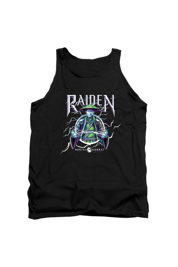 Mortal Kombat Movie Raiden Unisex Adult Tank Top, Raiden, Large