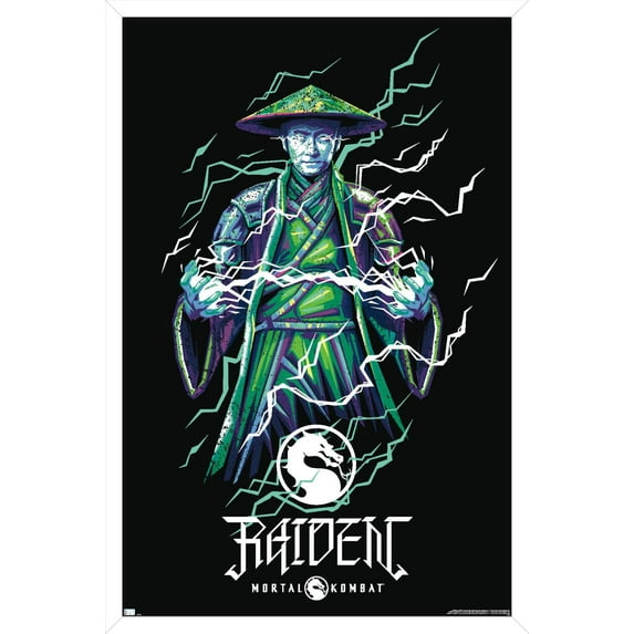 Mortal Kombat Movie - Raiden Wall Poster, 14.725" x 22.375" Framed