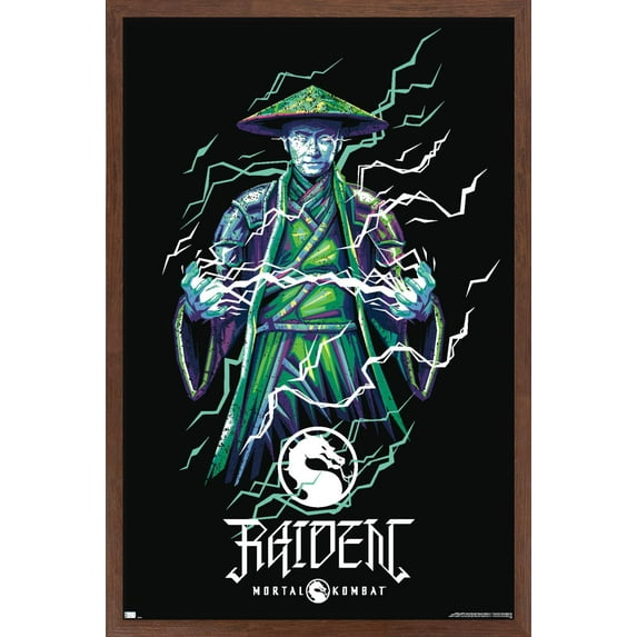 Mortal Kombat Movie - Raiden Wall Poster, 22.375" x 34" Framed
