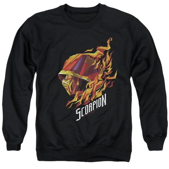 Mortal Kombat Movie Scorpion Unisex Adult Crewneck Sweatshirt, Scorpion, 2X-Large