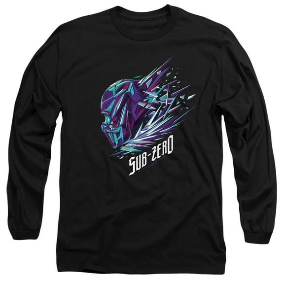 Mortal Kombat Movie Sub-Zero Unisex Adult Long-Sleeve T Shirt, Sub-Zero, Medium