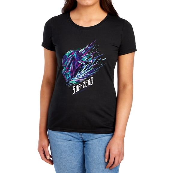 Mortal Kombat Movie Sub-Zero Women's T Shirt, Sub-Zero, Small