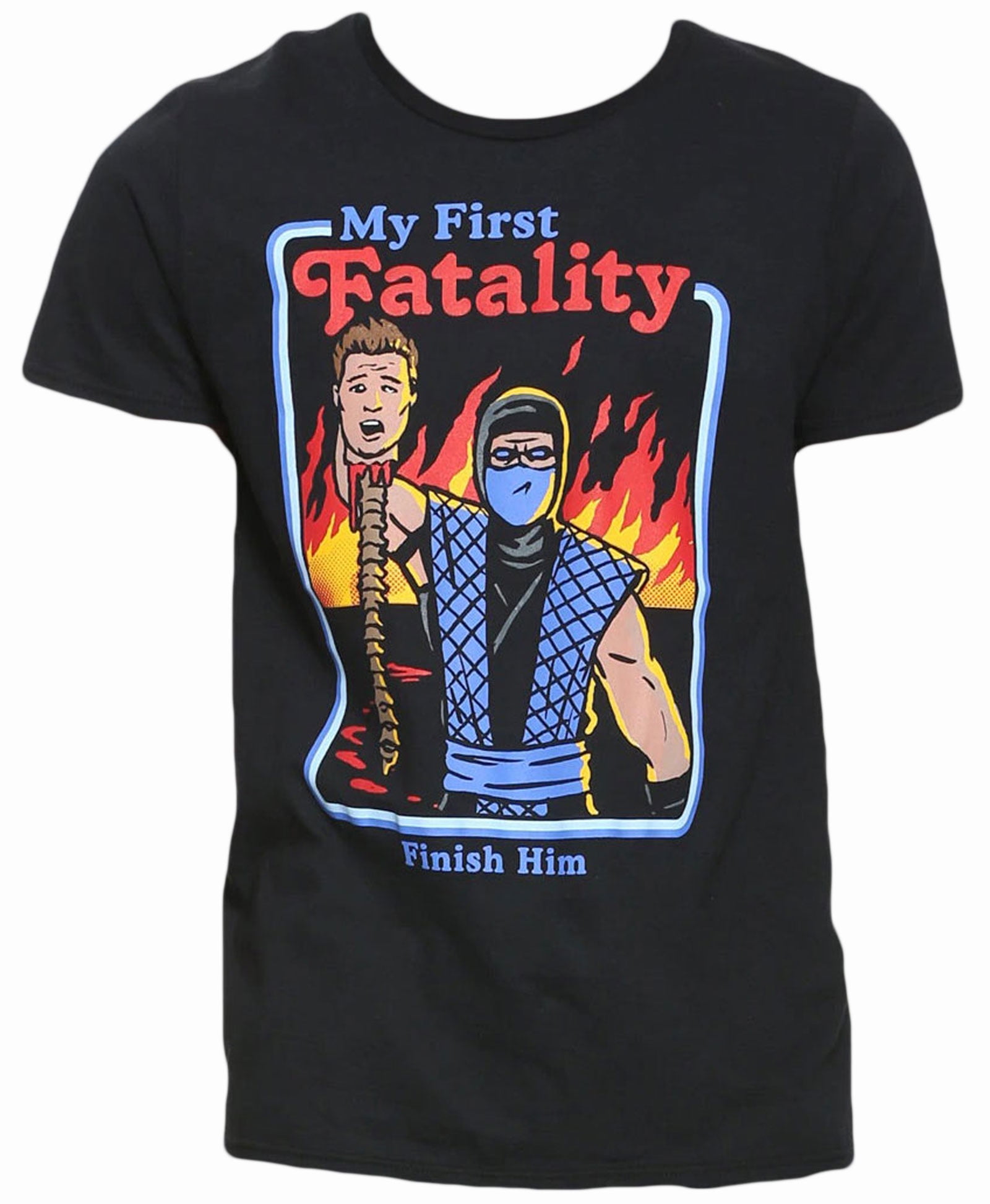 vintage Mortal Kombat 9 Fatality t-shirt XL MK1 arcade games play