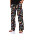 thumbnail image 1 of Mortal Kombat Pajama Lounge Pants Men's Allover Character Squares Design Adult Loungewear, 1 of 5