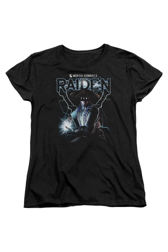 Mortal Kombat - Raiden - Women's Short Sleeve Shirt - Large