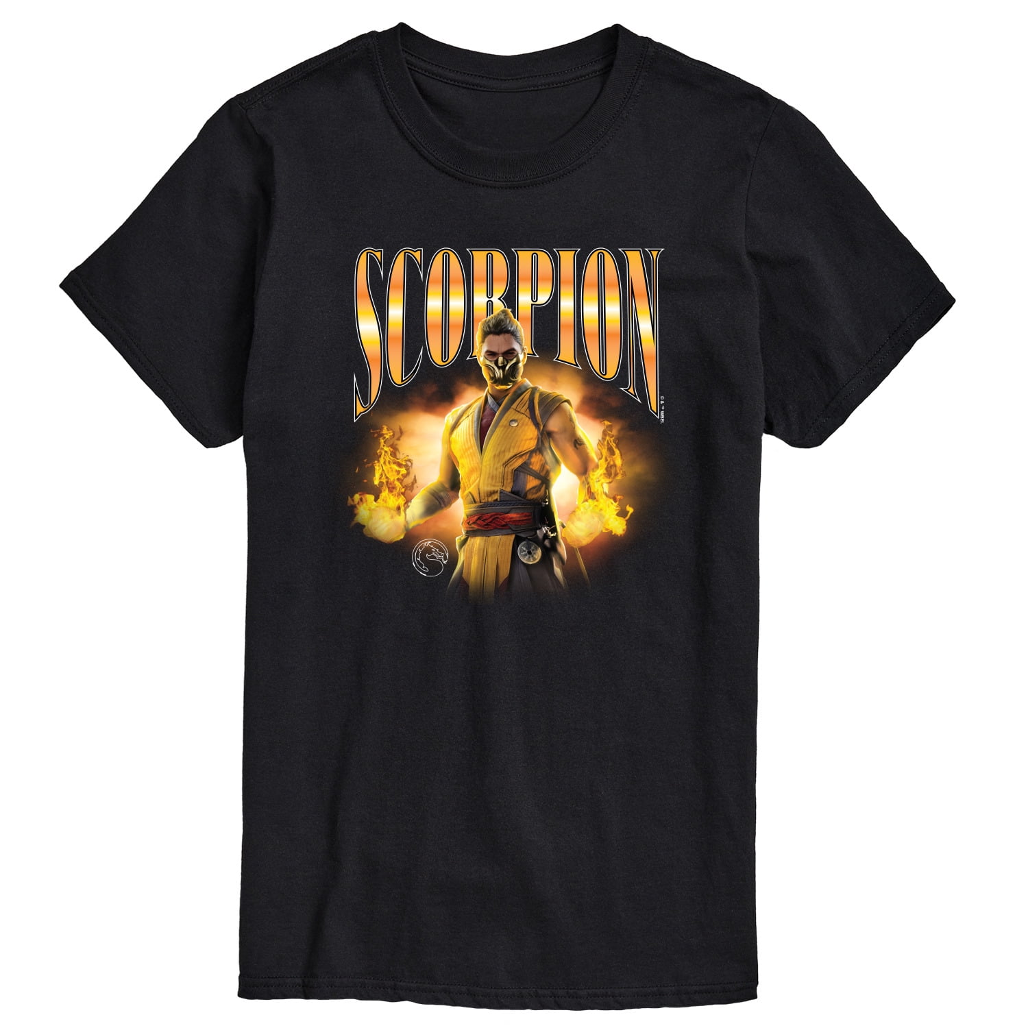 Mortal Kombat X Scorpio Flames Long Sleeve T-Shirt