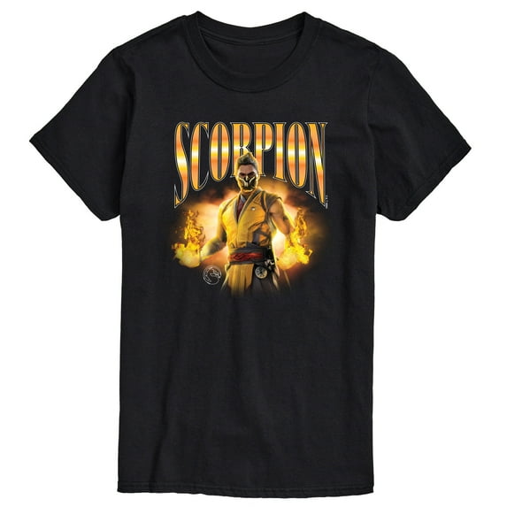 Mortal Kombat - Scorpion Bootleg - Men's Short Sleeve Graphic T-Shirt