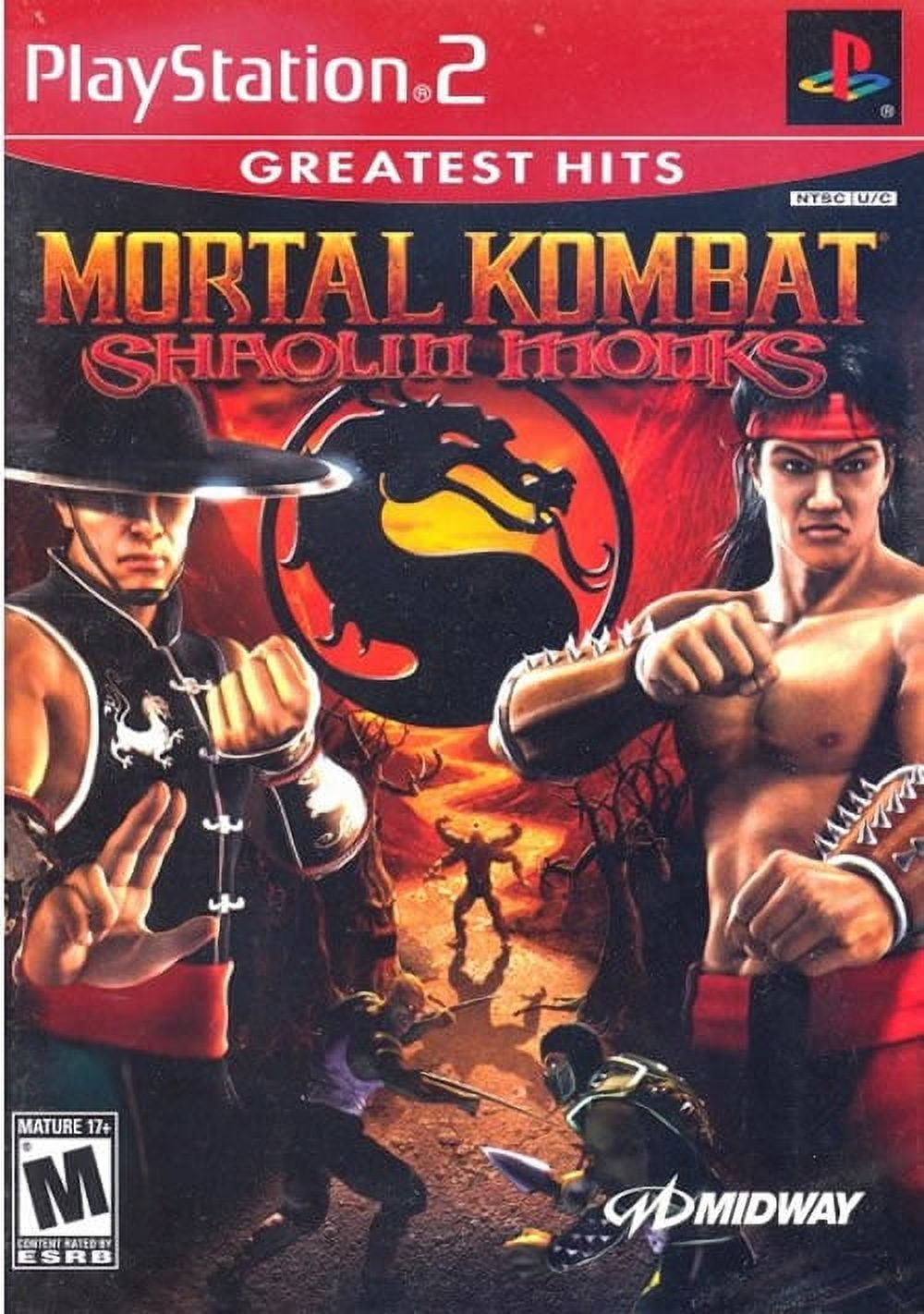 mortal kombat shaolin monks(PS2)