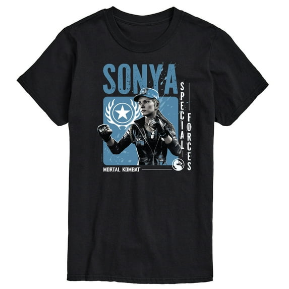 Mortal Kombat - Sonya - Men's Short Sleeve Graphic T-Shirt