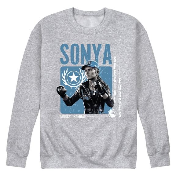Mortal Kombat - Sonya Mortal Kombat - Adult Crew Fleece