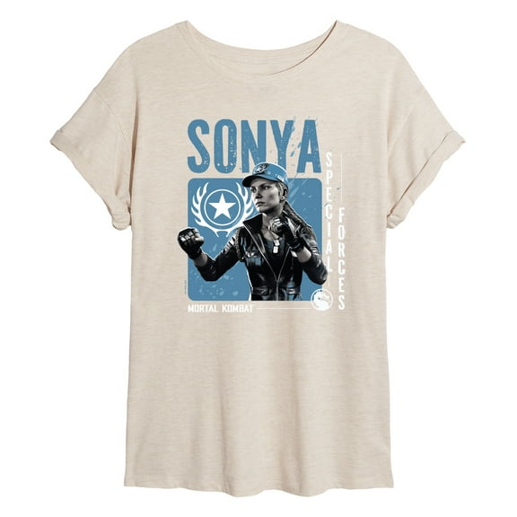 Mortal Kombat - Sonya Mortal Kombat - Women's Oversized T-Shirt